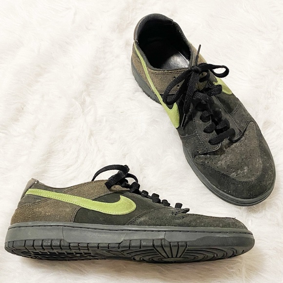 Nike Other - Y2k Nike Dunk Low NL No Liner Black Green 2005 Size 11 Sneakers Shoes 311899-031